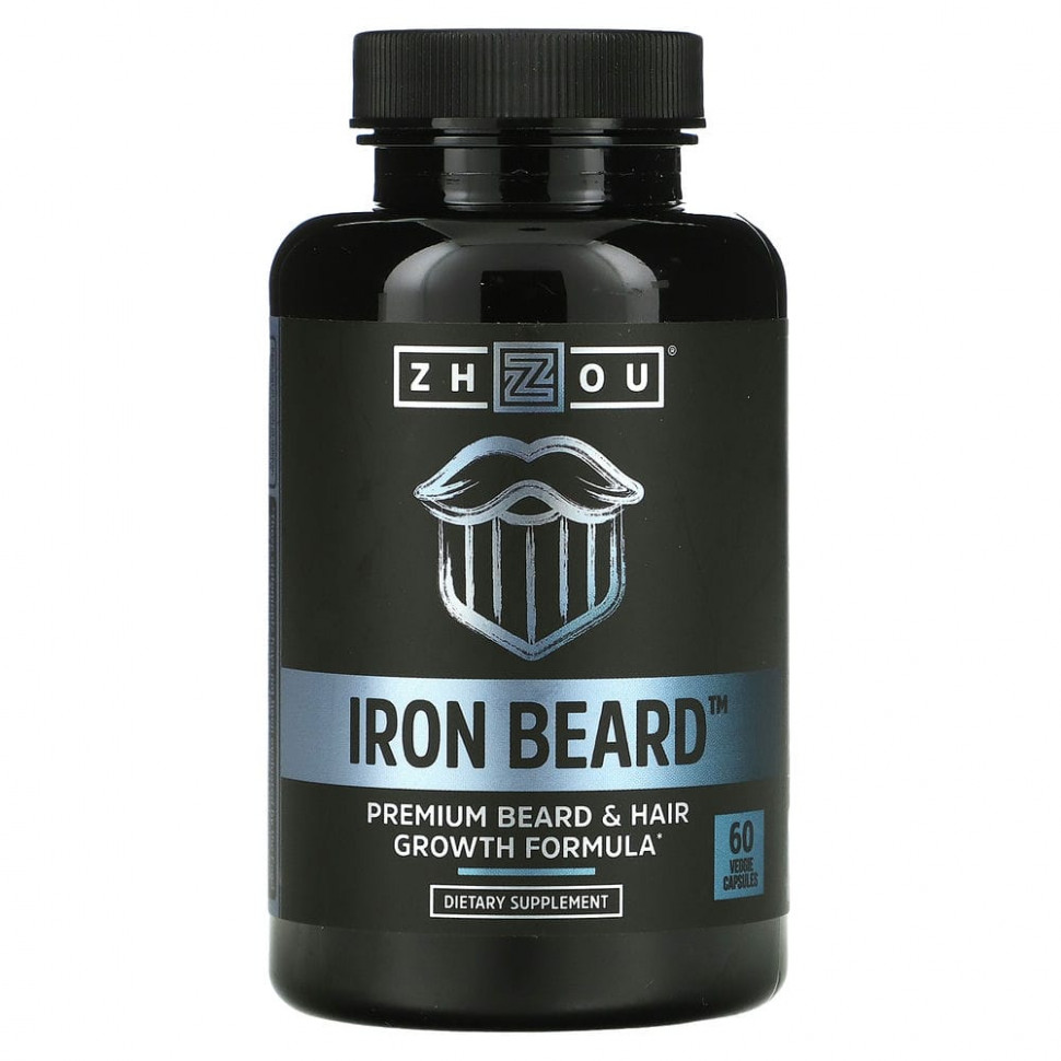  Zhou Nutrition, Iron Beard, 60      -     , -, 