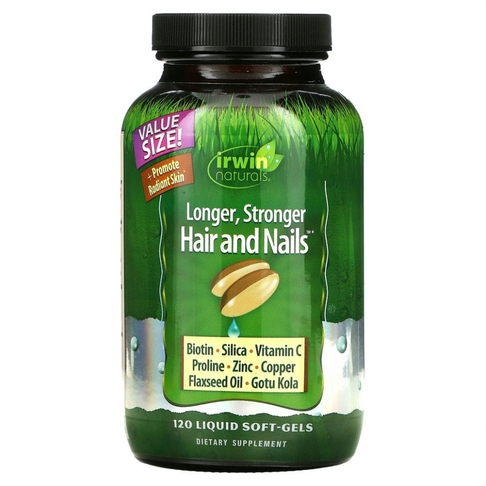  Irwin Naturals, Healthy Skin Hair Plus Nails, 120         -     , -, 