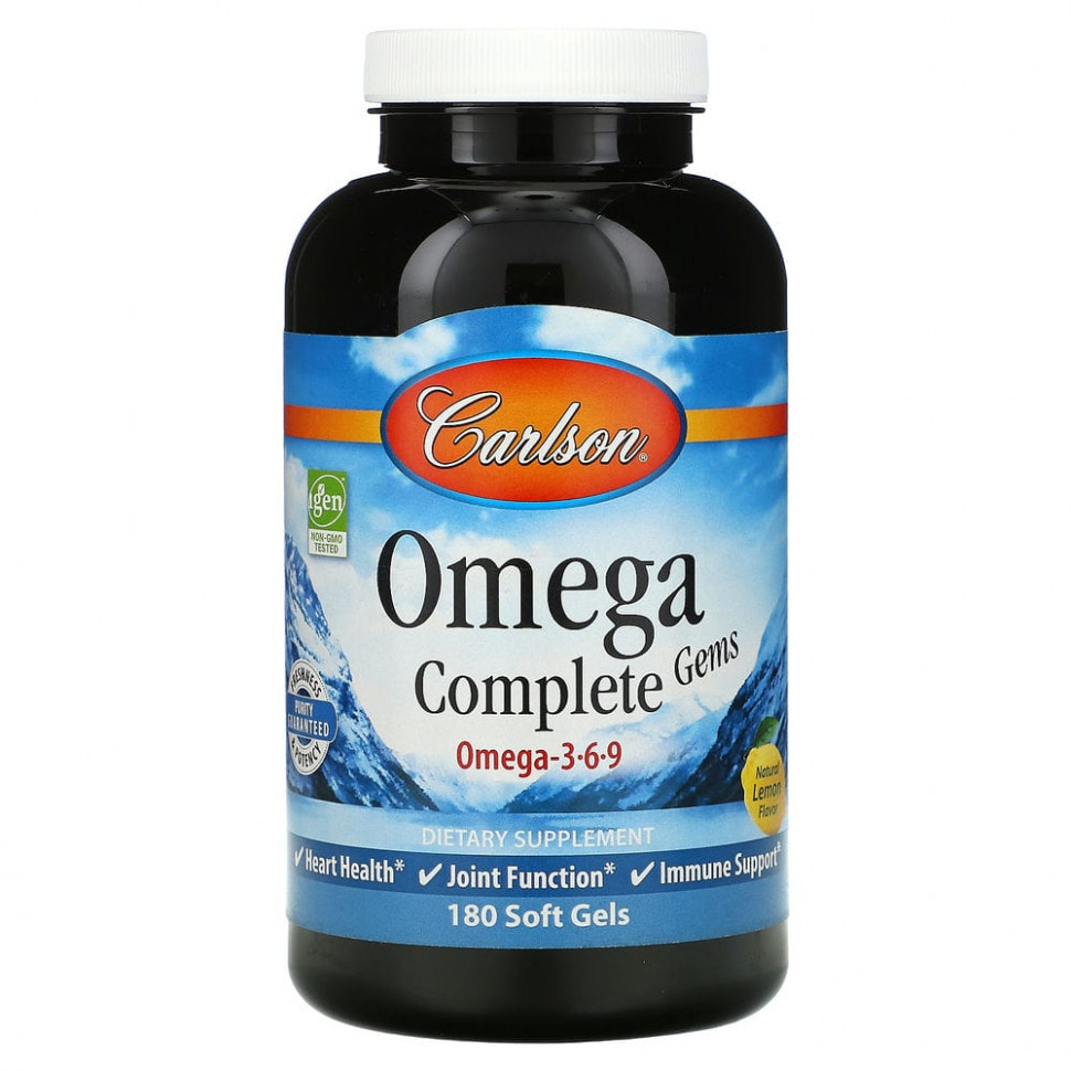 ������ ������ Carlson Labs, Omega Complete Gems, 180 ������  IHerb (������) ����