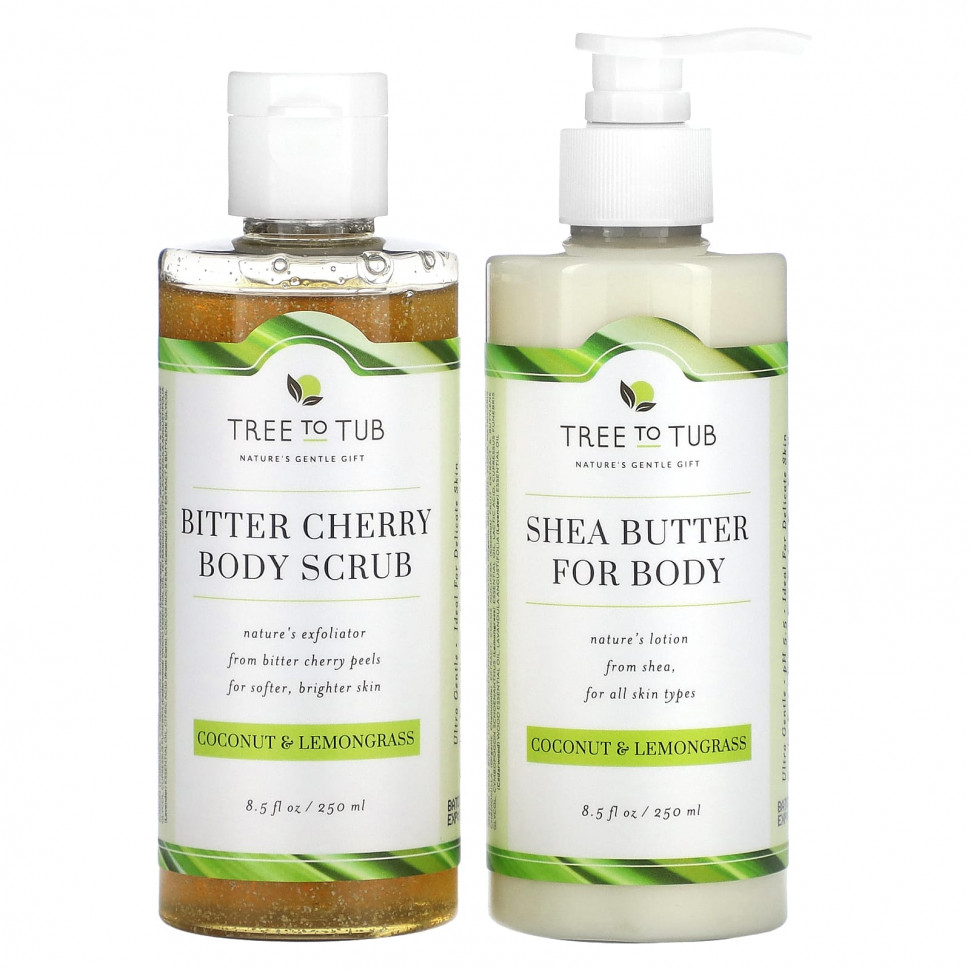 ������ ������ Tree To Tub, Renew & Hydrate Skin Care Set, ����� � ����������, ����� �� 2 ���������  IHerb (������) ����