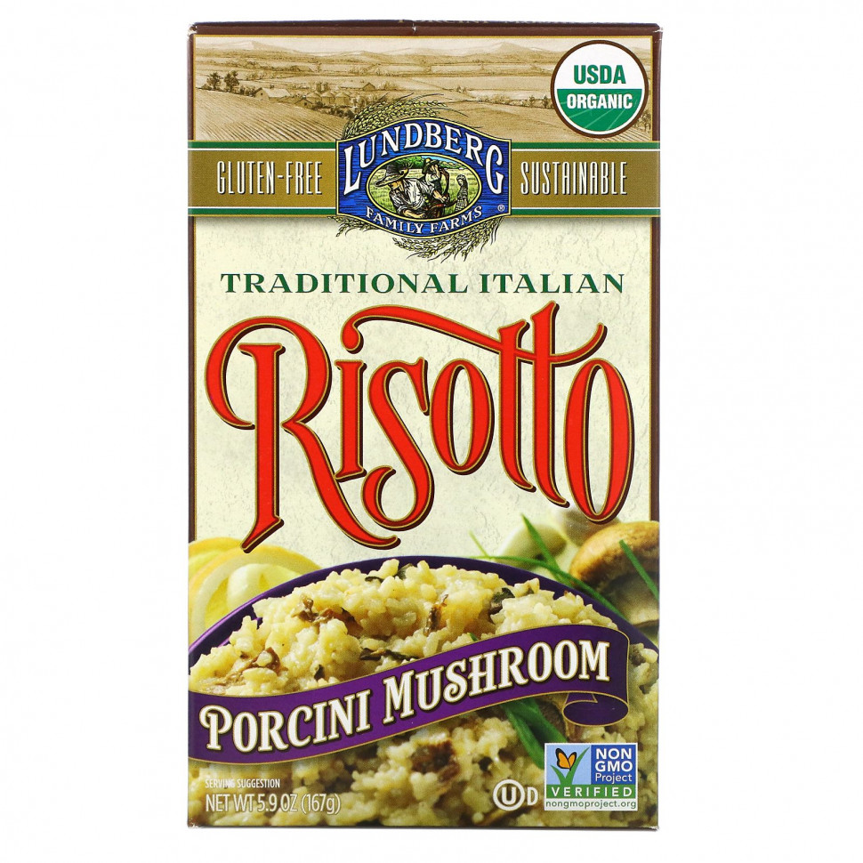 ������ ������ Lundberg, Organic, Traditional Italian Risotto, Porcini Mushroom, 5.9 oz (167 g)  IHerb (������) ����