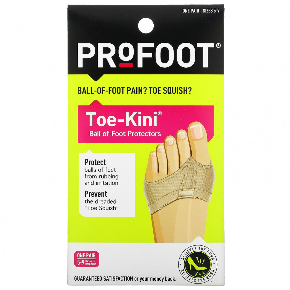 ������ ������ Profoot, Toe-Kini, �������� �������� �� ��������� �����, ������� 5�9, 1 ����  IHerb (������) ����