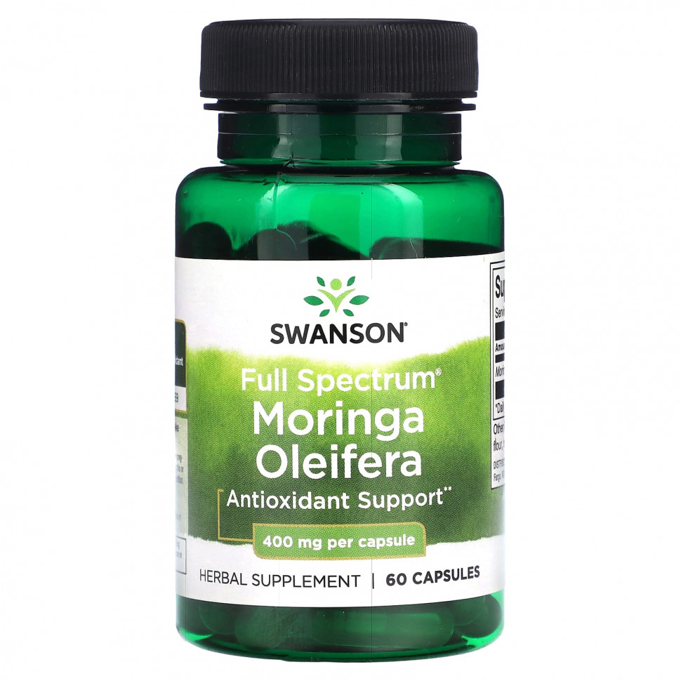 ������ ������ Swanson, ������� ��������� (Moringa Oleifera) ������� �������, 400 ��, 60 ������  IHerb (������) ����