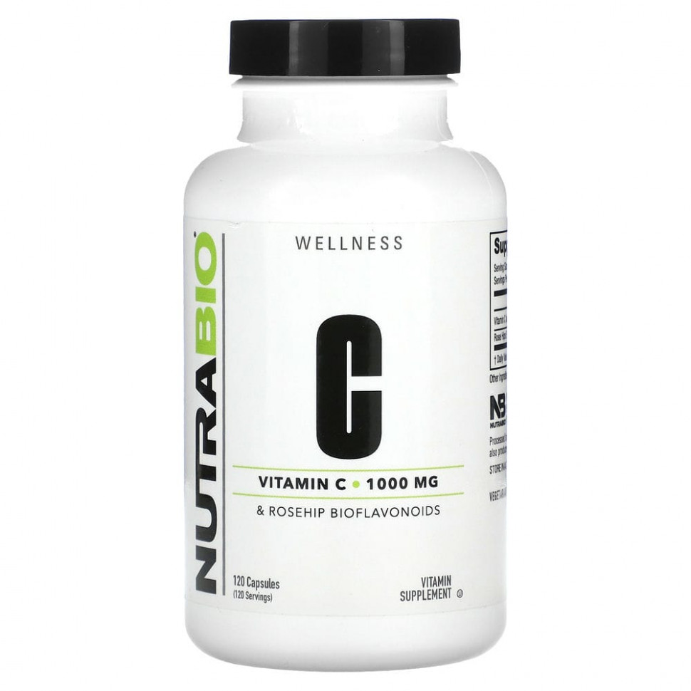 ������ ������ Nutrabio Labs, ������� C, 1000 ��, 120 ������  IHerb (������) ����