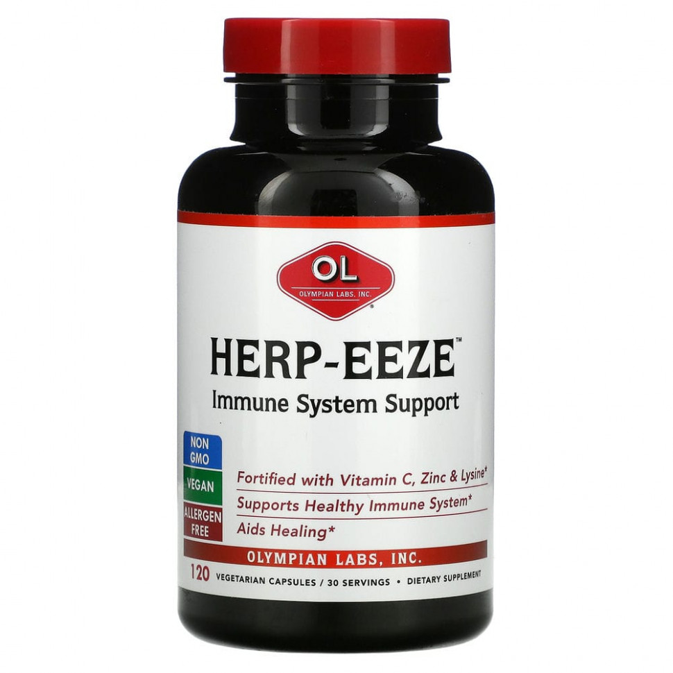 ������ ������ Olympian Labs, Herp-Eeze, 120 �������������� ������  IHerb (������) ����