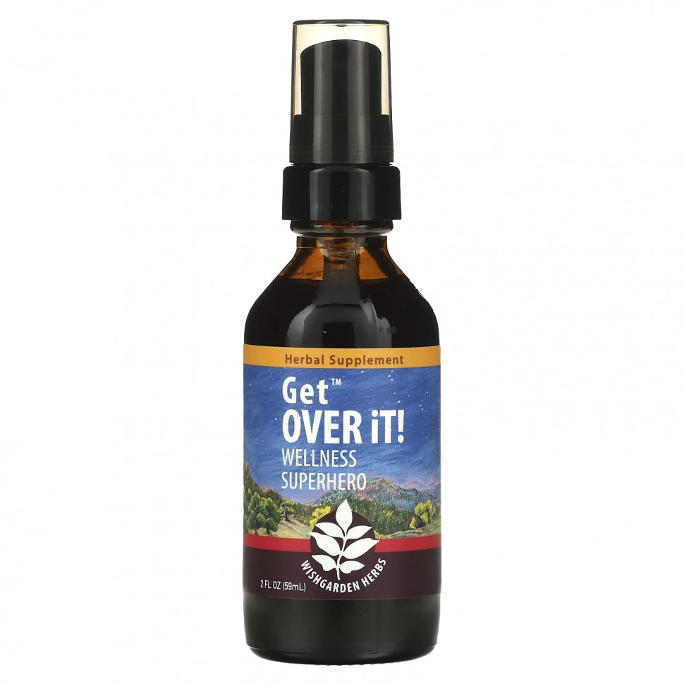 ������ ������ WishGarden Herbs, Get Over It, Wellness Superhero, 59 �� (2 ����. �����)  IHerb (������) ����