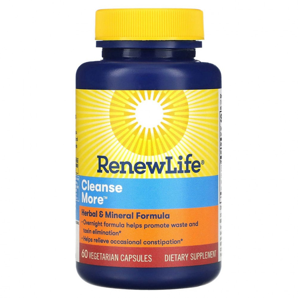 ������ ������ Renew Life, Cleanse More, 60 ������������ ������  IHerb (������) ����