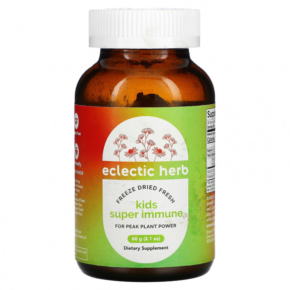 ������ ������ Eclectic Institute, Freeze Dried Fresh, Kids Super Immune, 60 � (2,1 �����)  IHerb (������) ����