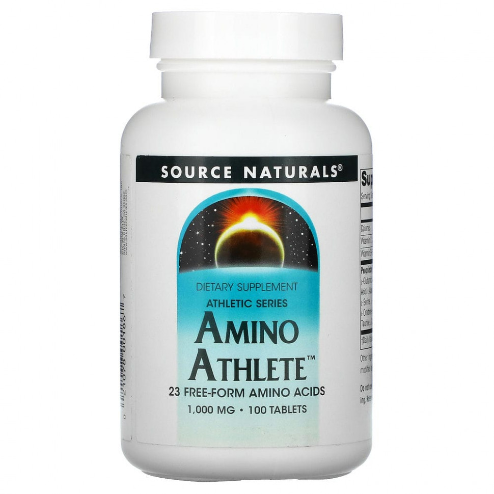 ������ ������ Source Naturals, Athletic Series, Amino Athlete, �������� �����������, 1000 ��, 100 ��������  IHerb (������) ����