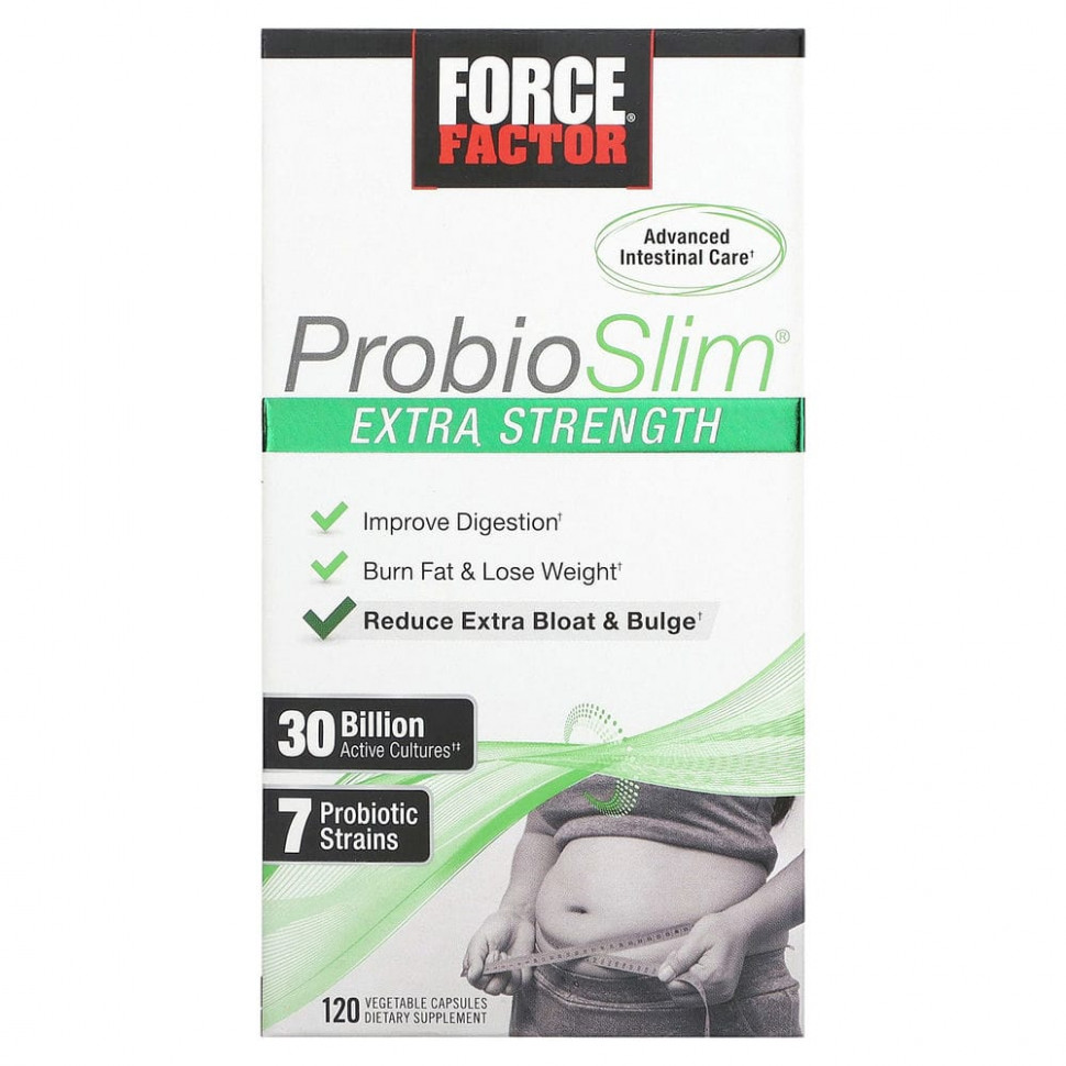 ������ ������ Force Factor, ProbioSlim, ���������� ���� ��������, 30 ���� ���, 120 ������  IHerb (������) ����
