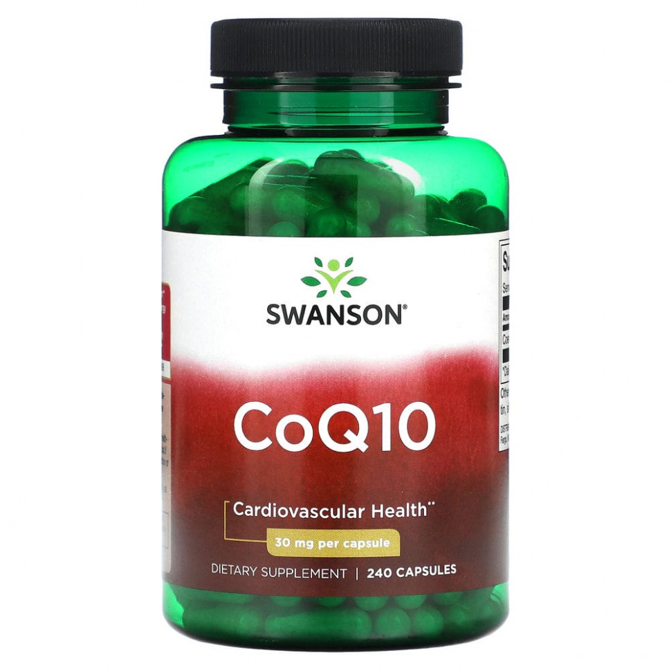 ������ ������ Swanson, CoQ10, 30 ��, 240 ������  IHerb (������) ����