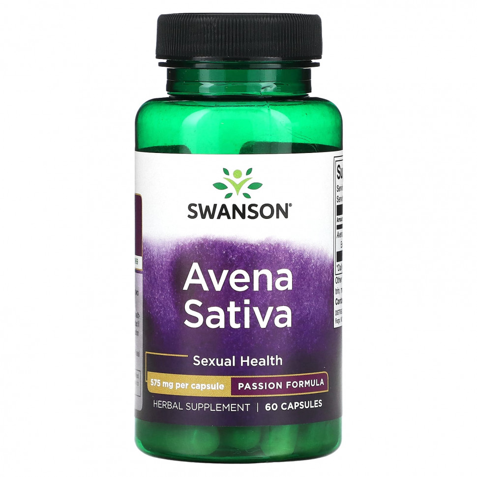 ������ ������ Swanson, Avena Sativa, 575 ��, 60 ������  IHerb (������) ����