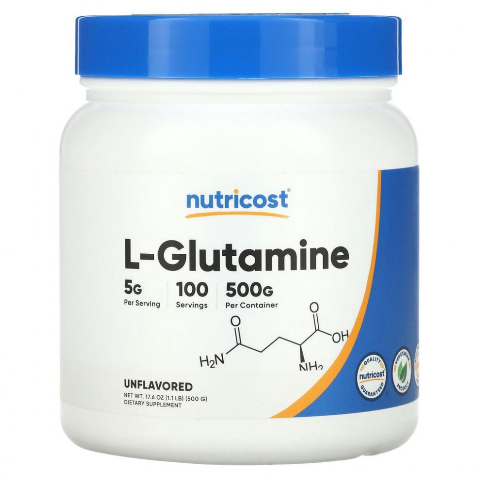 ������ ������ Nutricost, L-��������, ��� �������, 5 � (500 �)  IHerb (������) ����