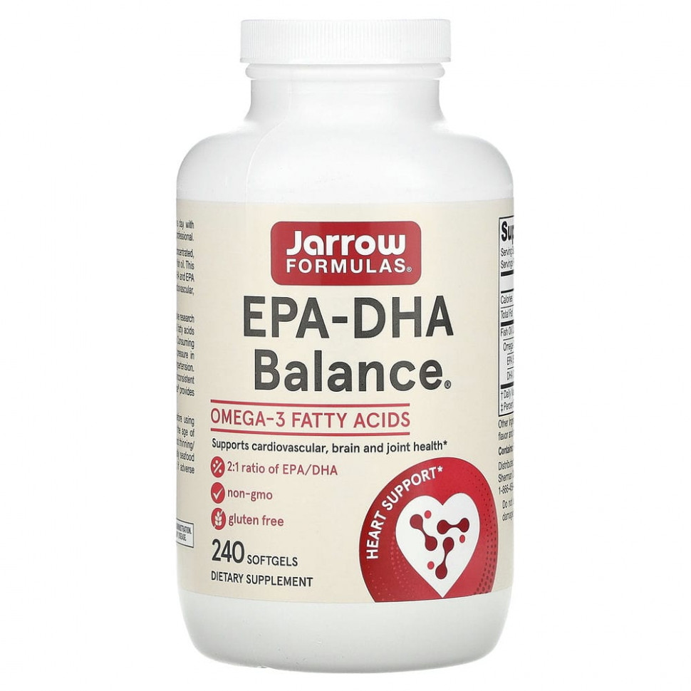 ������ ������ Jarrow Formulas, EPA-DHA Balance, 240 ������ ��������  IHerb (������) ����