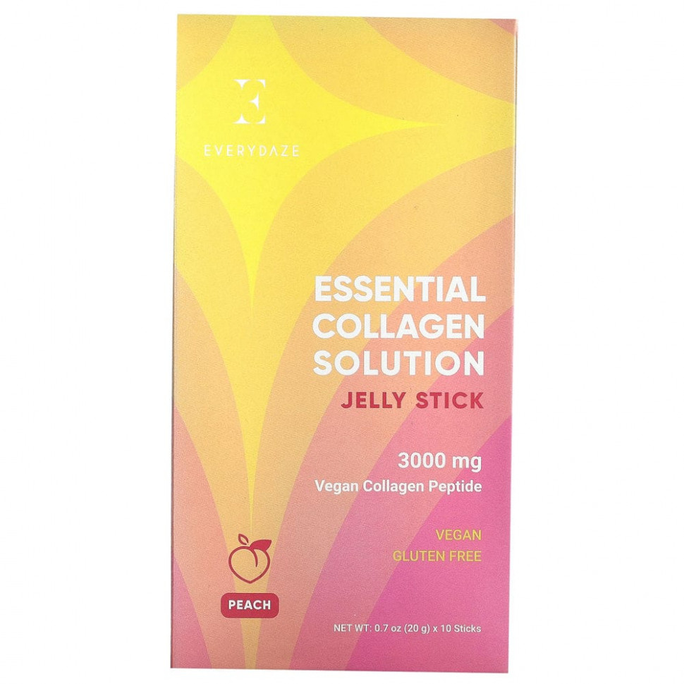 ������ ������ Everydaze, ����-���� Essential Collagen Solution, ������, 3000 ��, 10 ������ �� 20 � (0,7 �����)  IHerb (������) ����