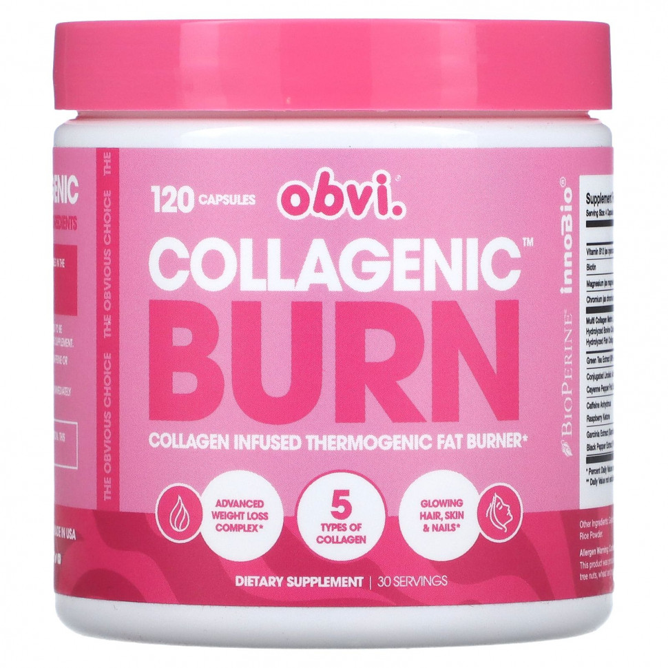 ������ ������ Obvi, Collagenic Burn, 120 ������  IHerb (������) ����
