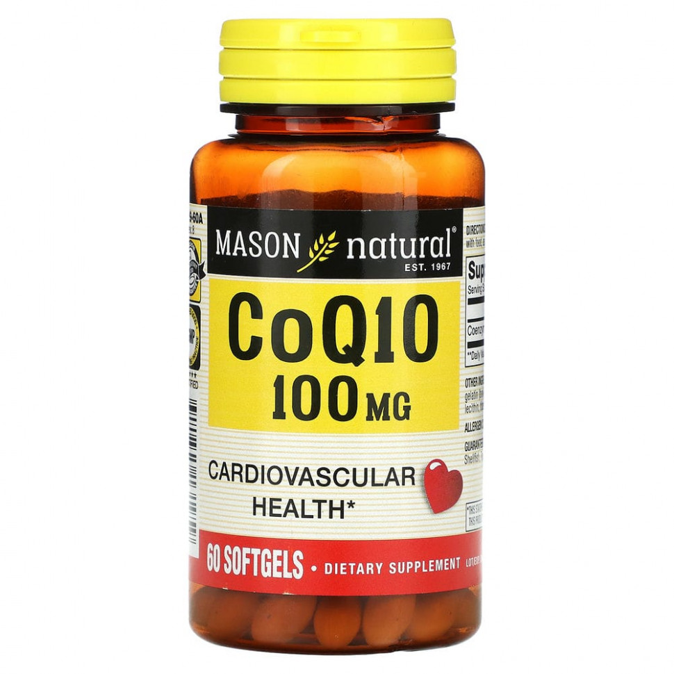 ������ ������ Mason Natural, Co Q10, 100 ��, 60 ������ ��������  IHerb (������) ����
