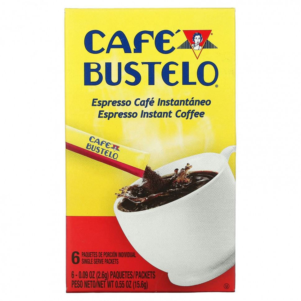 ������ ������ Caf? Bustelo, ����������� ���� ��������, 6 ��������� �� 2,6 � (0,09 �����)  IHerb (������) ����