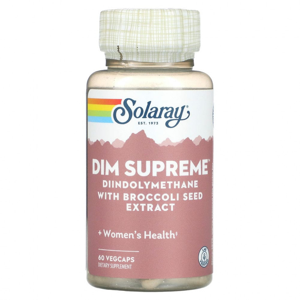������ ������ Solaray, DIM Supreme, ��������������, 60 ������������ ������ VegCaps  IHerb (������) ����