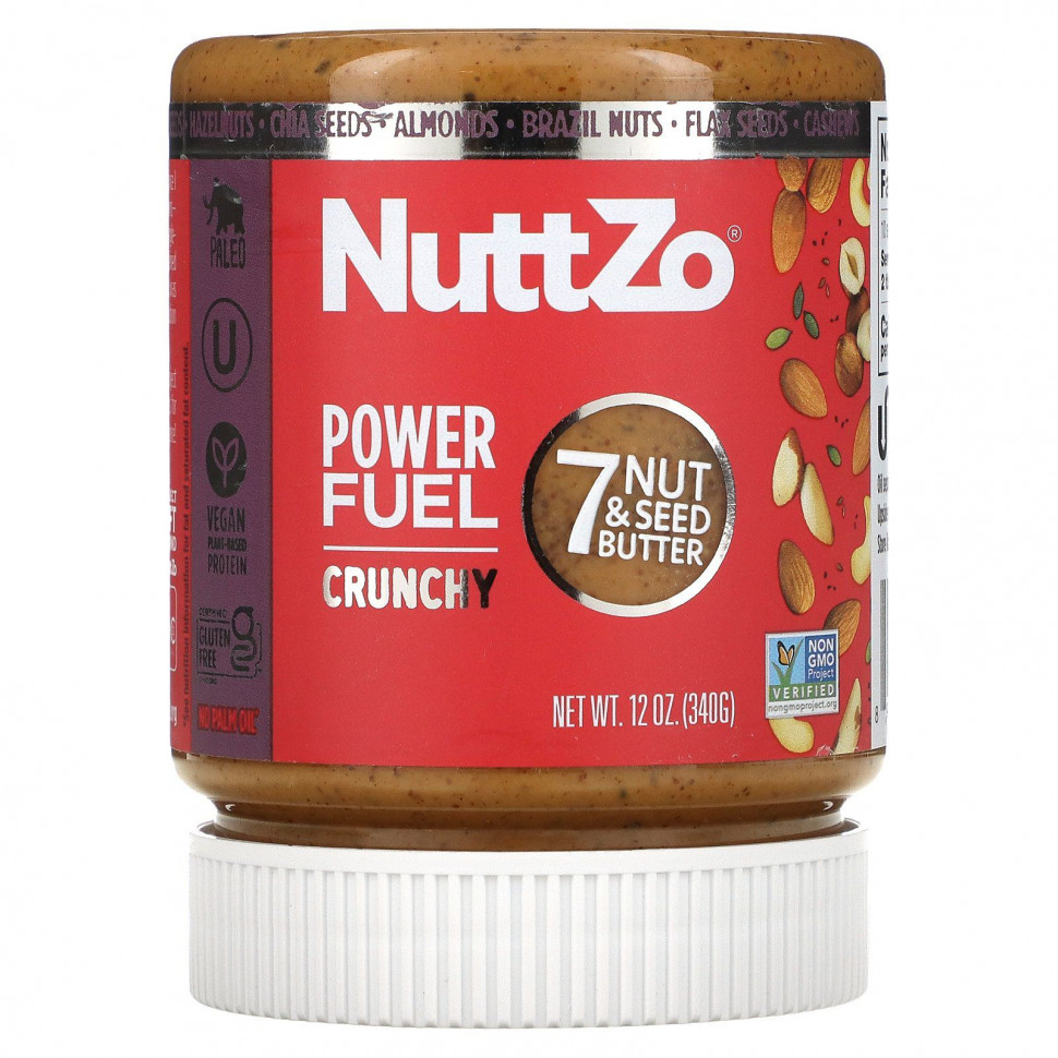 ������ ������ Nuttzo, Paleo Power Fuel, ��������� ����� �� 7 ������ � �����, 340 � (12 �����)  IHerb (������) ����