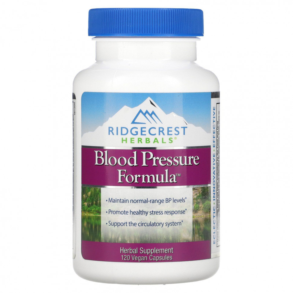 ������ ������ RidgeCrest Herbals, Blood Pressure Formula, 120 ��������� ������  IHerb (������) ����