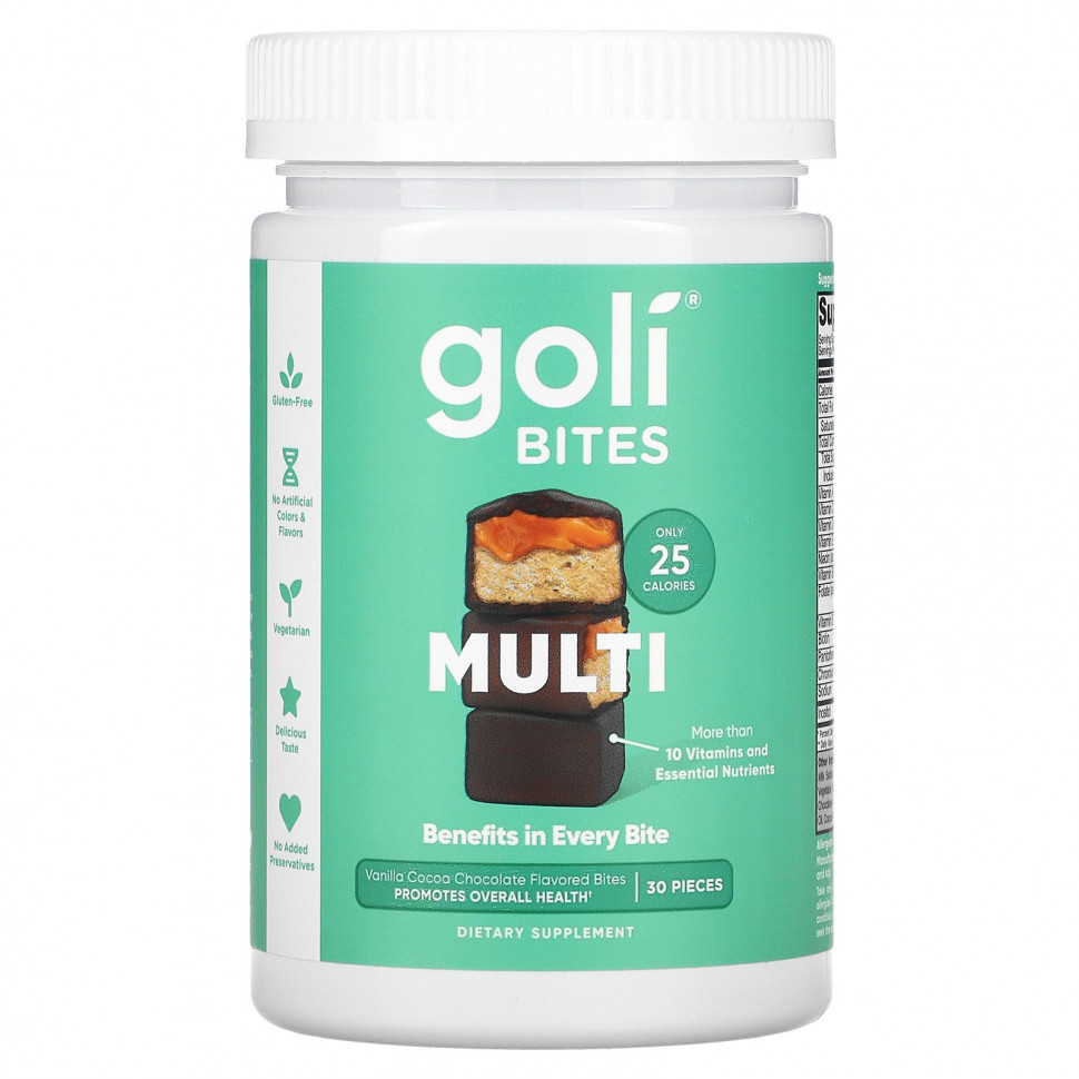 ������ ������ Goli Nutrition, Multi Bites, ��������� ������� � �����, 30 ��.  IHerb (������) ����