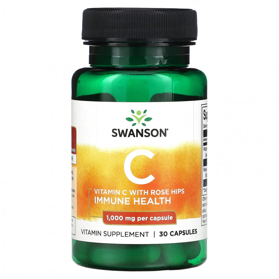 ������ ������ Swanson, ������� C � ����������, 1000 ��, 30 ������  IHerb (������) ����