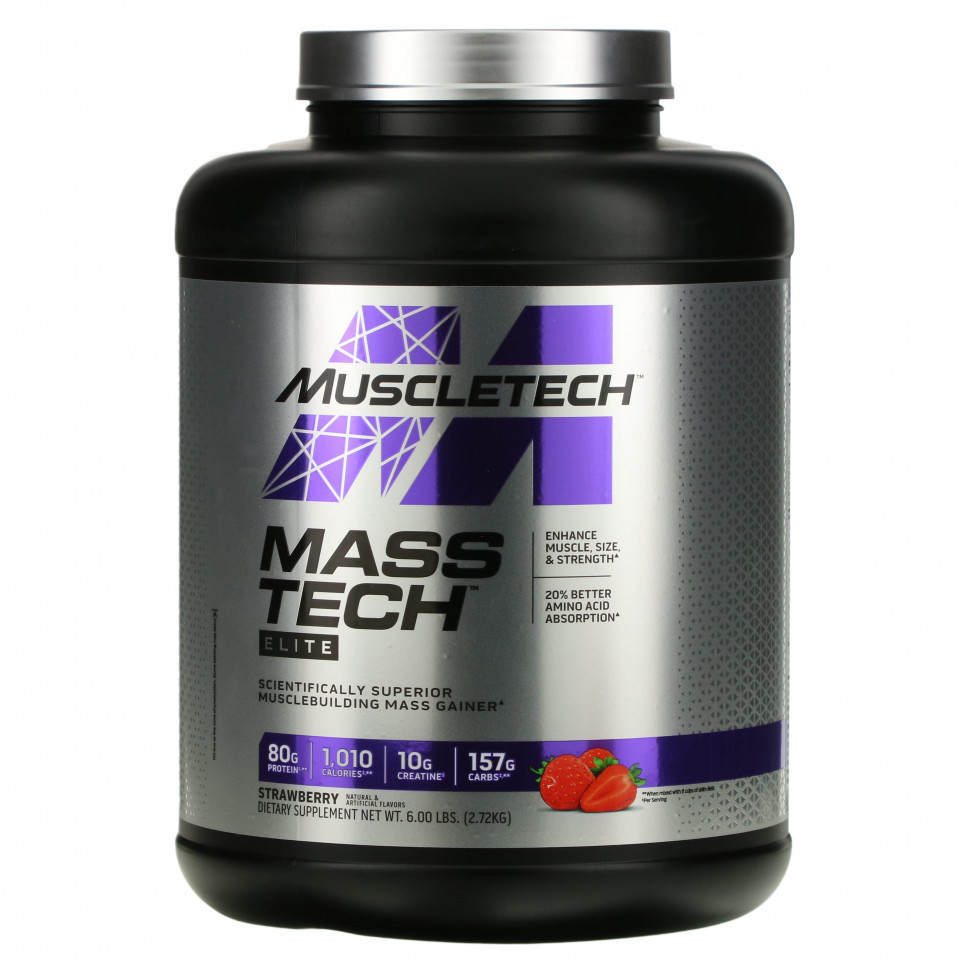 ������ ������ MuscleTech, Mass Tech Elite, ��������, 2,72 �� (6 ������)  IHerb (������) ����