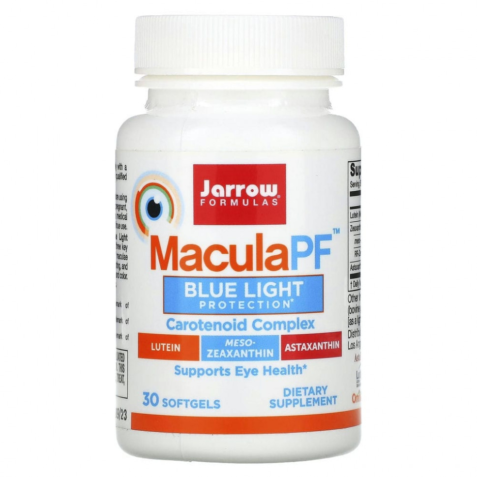 ������ ������ Jarrow Formulas, MaculaPF, ������ �� ������ �����, 30 ������ ����������� ������  IHerb (������) ����
