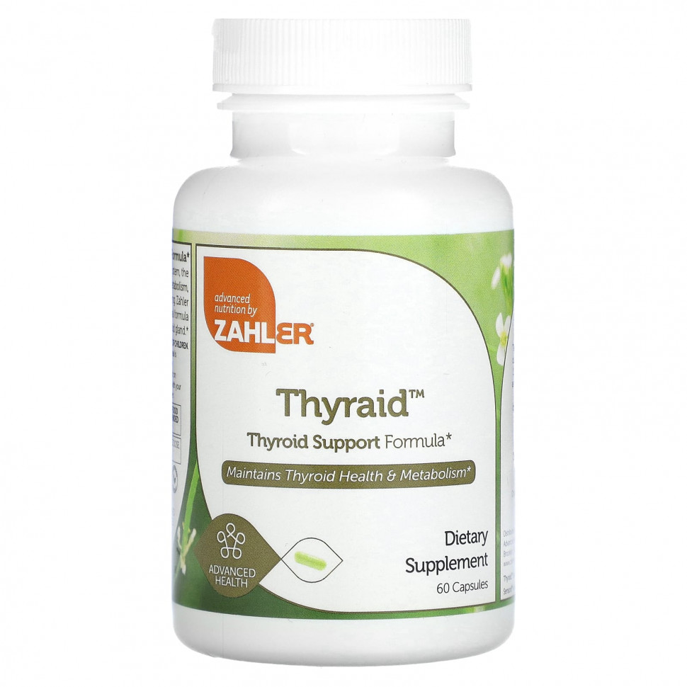 ������ ������ Zahler, Thyraid, ������� ��� ��������� ���������� ������, 60 ������  IHerb (������) ����
