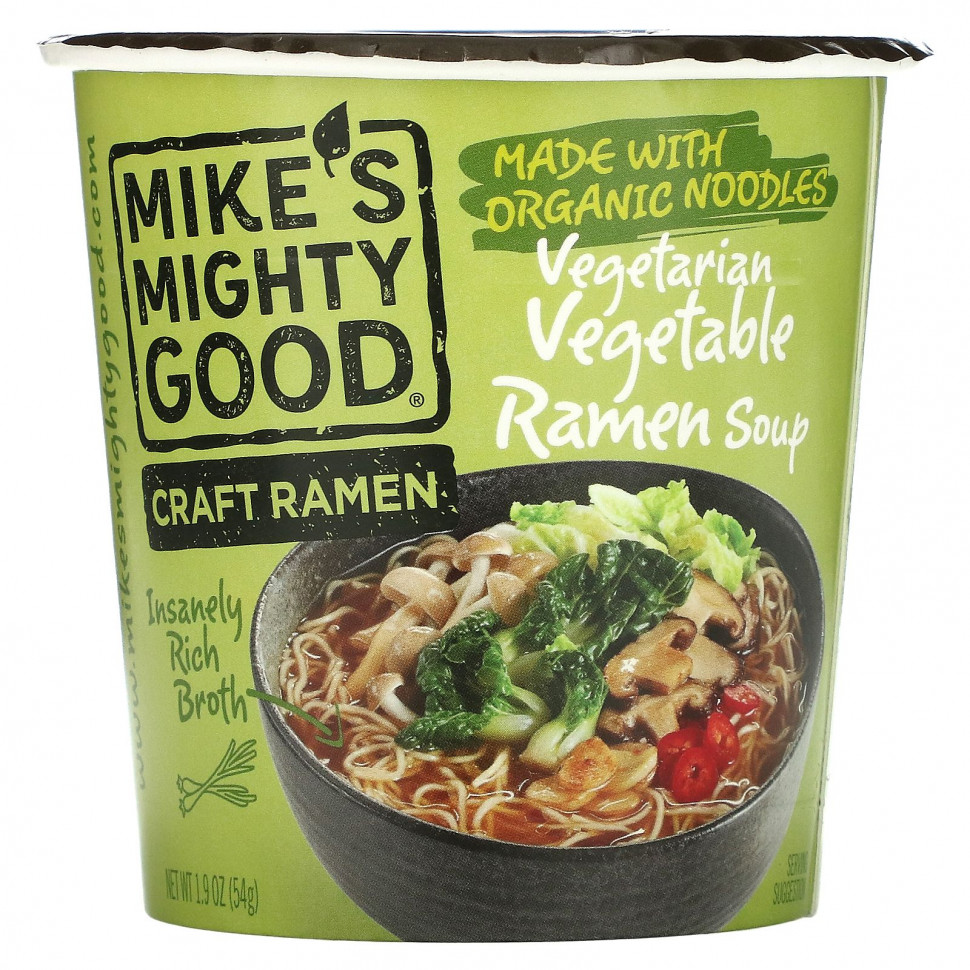 ������ ������ Mike's Mighty Good, Craft Ramen, �������������� ������� ��� �����, 54 � (1,9 �����)  IHerb (������) ����
