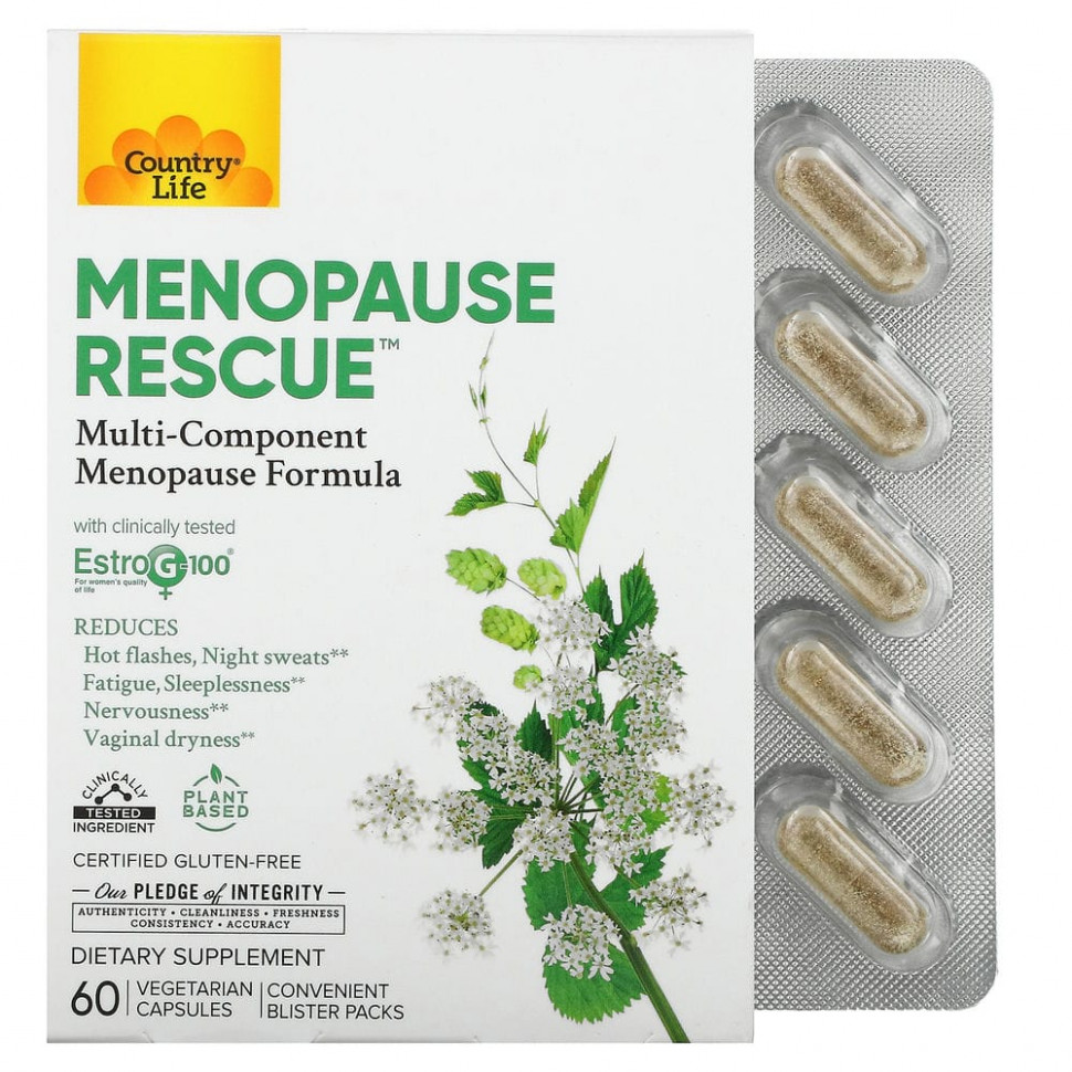������ ������ Country Life, Menopause Rescue, 60 �������������� ������  IHerb (������) ����