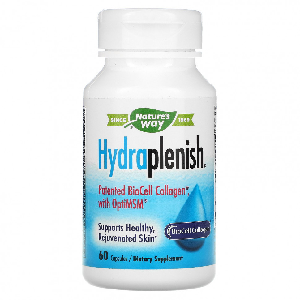 ������ ������ Nature's Way, Hydraplenish, ��������������� �������� BioCell Collagen � OptiMSM, 60 ������  IHerb (������) ����