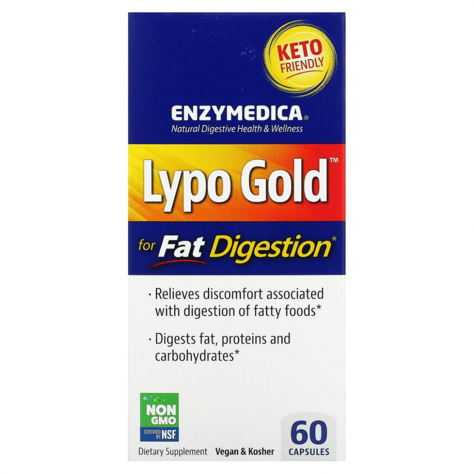 ������ ������ Enzymedica, Lypo Gold, ��� �������� �����, 60 ������  IHerb (������) ����