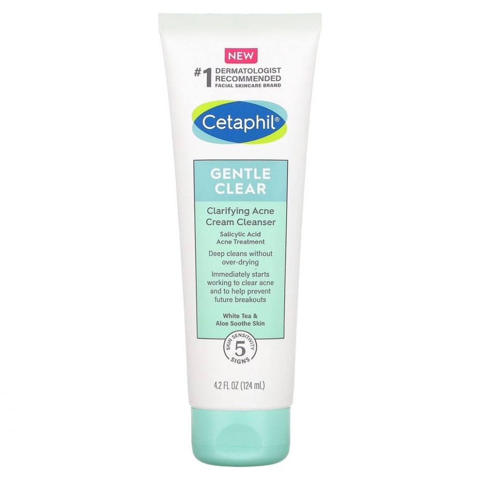 ������ ������ Cetaphil, Gentle Clear, ��������� ���� �� ����, 124 �� (4,2 ����. �����)  IHerb (������) ����