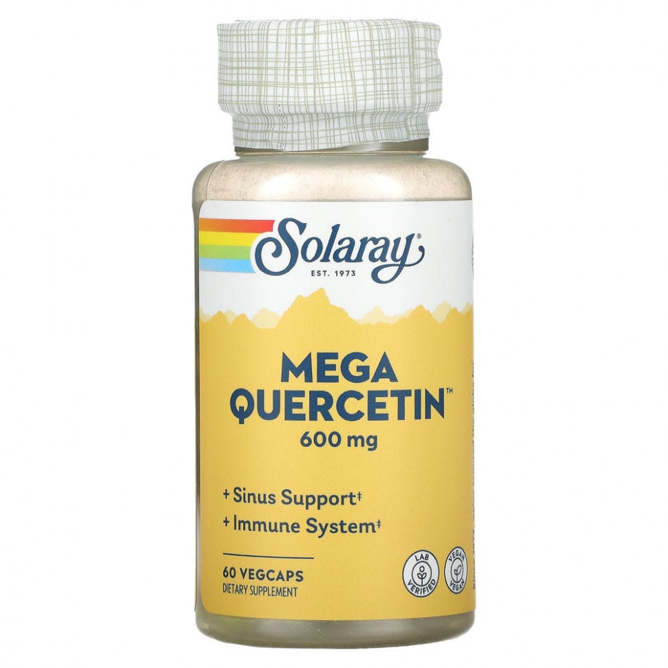 ������ ������ Solaray, Mega Quercetin, 600 ��, 60 �������������� ������  IHerb (������) ����