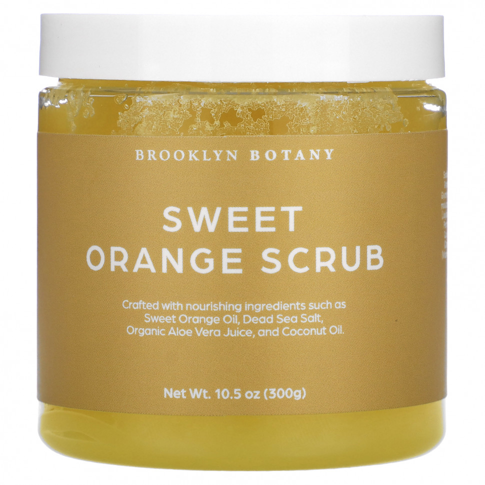 ������ ������ Brooklyn Botany, Sweet Orange Scrub, 10.5 oz (300 g)  IHerb (������) ����