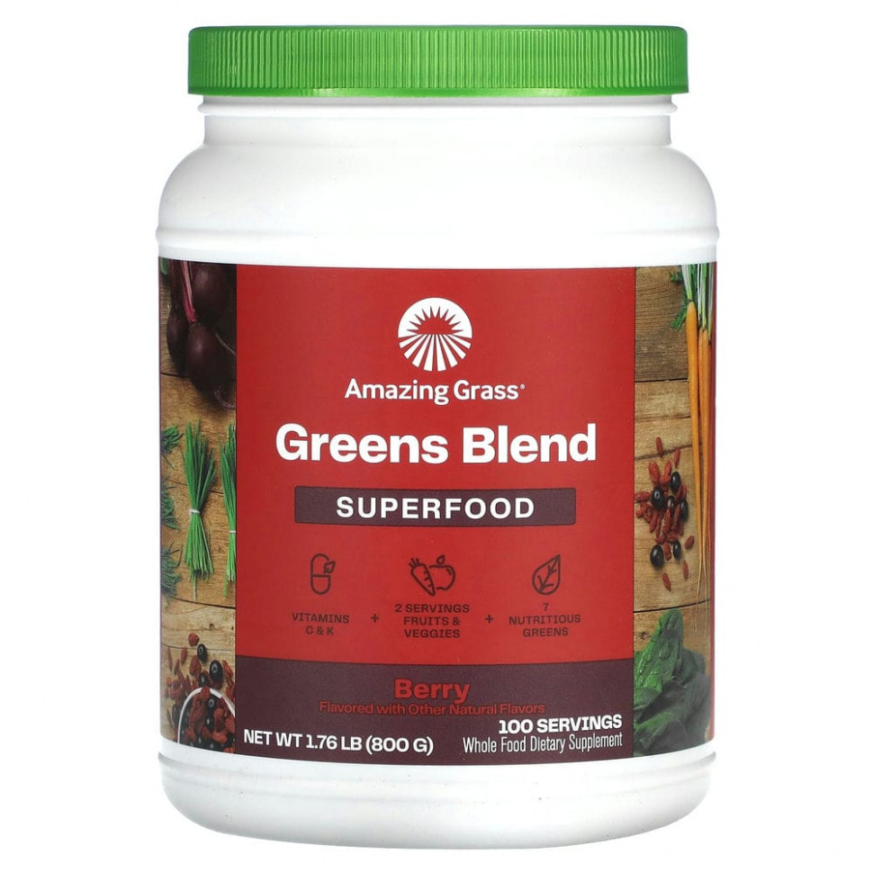 ������ ������ Amazing Grass, Green Superfood, �����, 800 � (28,2 �����)  IHerb (������) ����