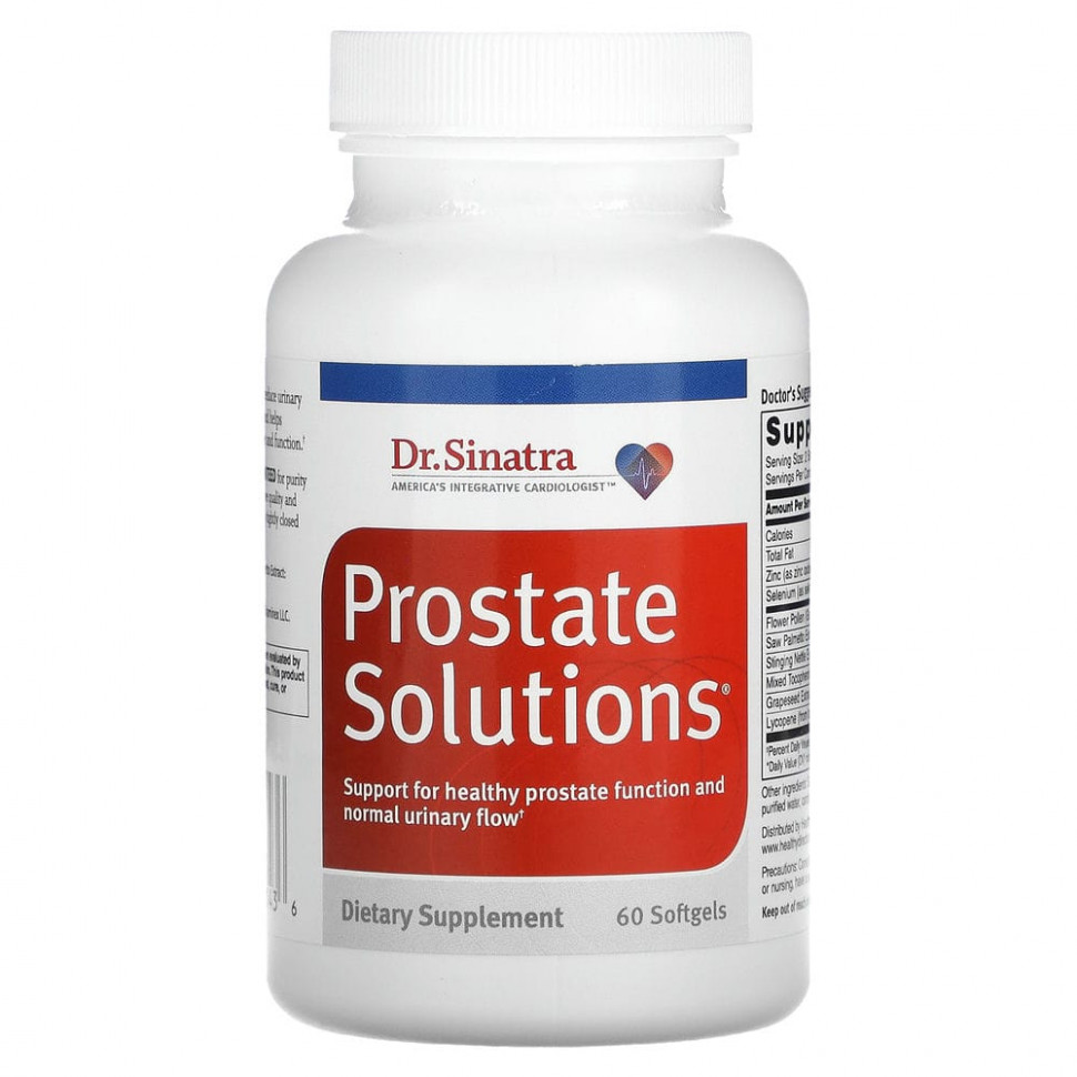 ������ ������ Dr. Sinatra, Prostate Solutions, 60 ������ ��������  IHerb (������) ����
