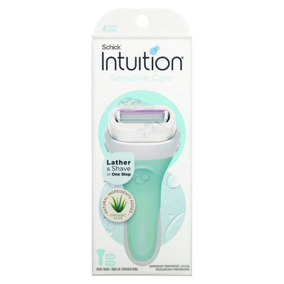 ������ ������ Schick, Intuition, Sensitive Care, ����� � ������� E�, 1 ���������� ������, 2 �������  IHerb (������) ����