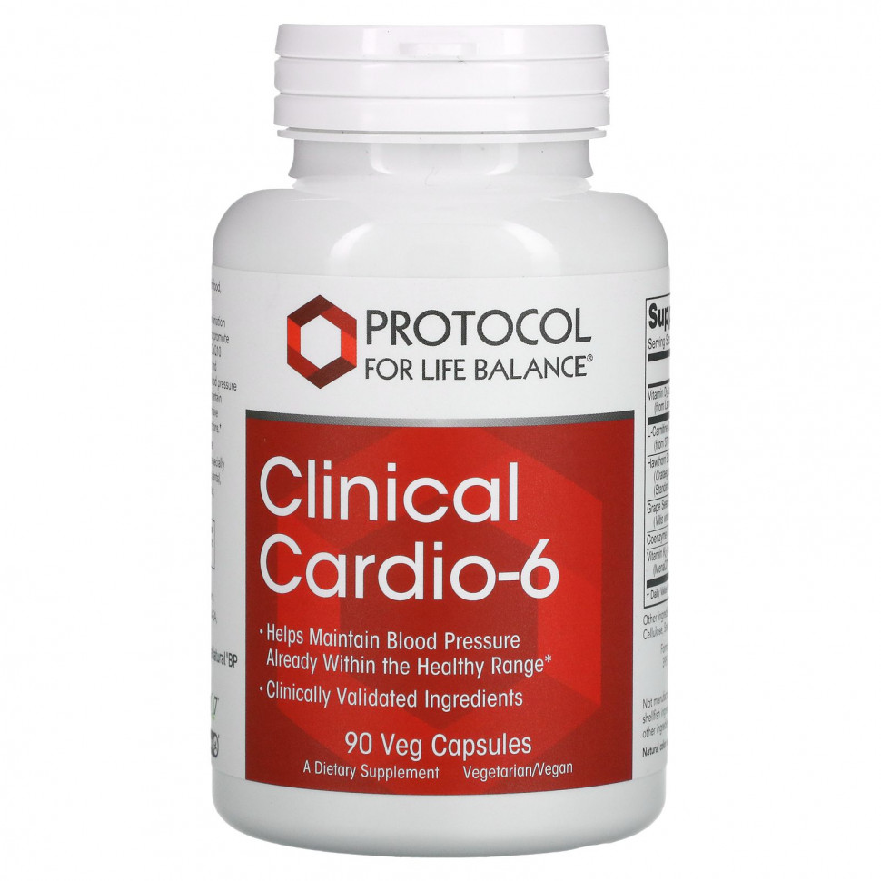 ������ ������ Protocol for Life Balance, Clinical Cardio-6, 90 ������������ ������  IHerb (������) ����