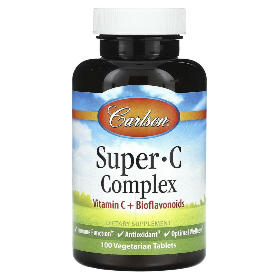 ������ ������ Carlson, Super C Complex, 100 �������������� ��������  IHerb (������) ����