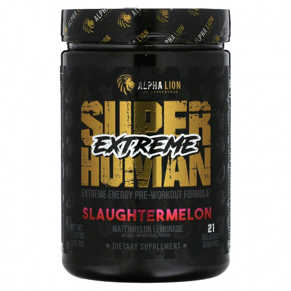 ������ ������ ALPHA LION, SuperHuman Extreme, ����, �������� �������, 329,7 � (11,62 �����)  IHerb (������) ����