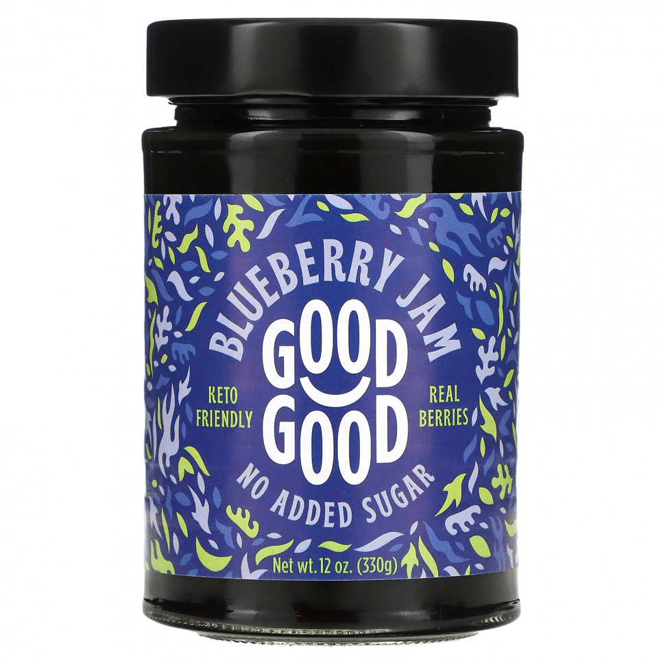 ������ ������ GOOD GOOD, Blueberry Jam, 12 oz (330 g)  IHerb (������) ����