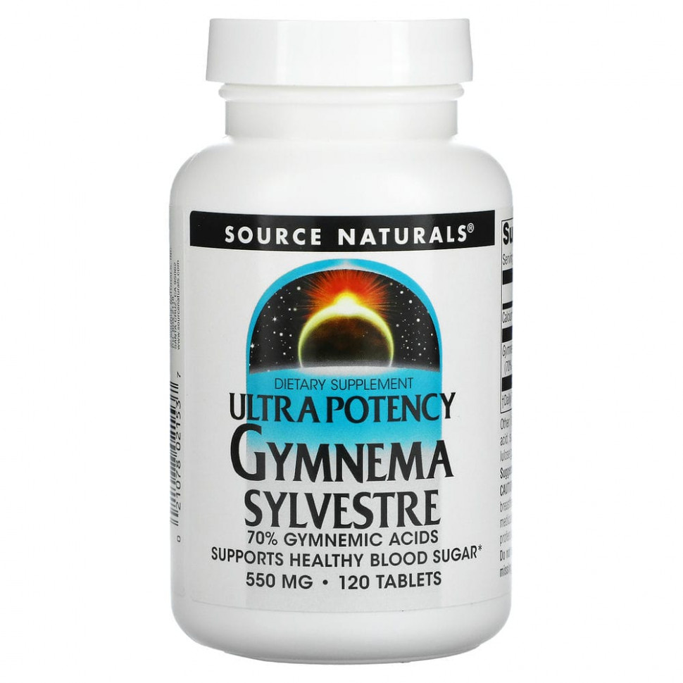������ ������ Source Naturals, Ultra Potency Gymnema Sylvestre, 550 ��, 120 ��������  IHerb (������) ����