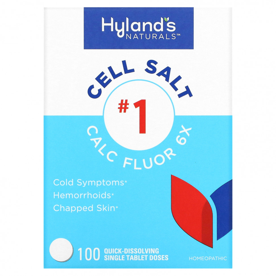 ������ ������ Hyland's, Cell Salt # 1, Calc Fluor 6X, 100 ����������������� ��������  IHerb (������) ����