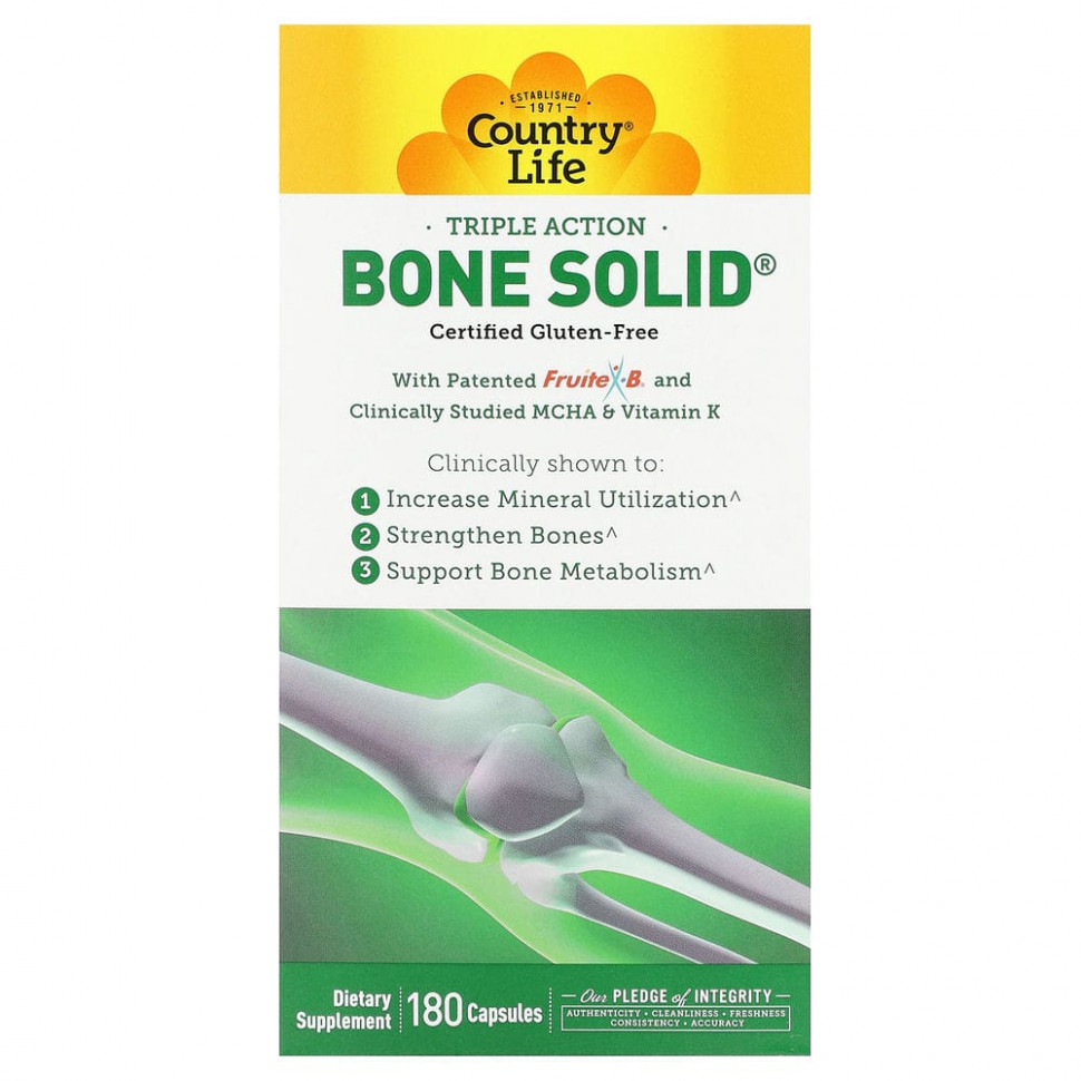 ������ ������ Country Life, Triple Action Bone Solid, 180 ������  IHerb (������) ����