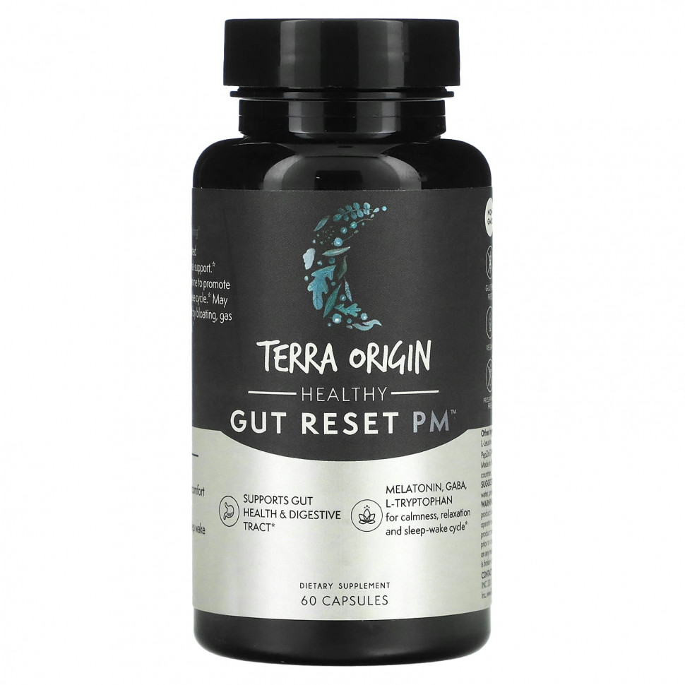 ������ ������ Terra Origin, Healthy Gut Reset PM, 60 ������  IHerb (������) ����