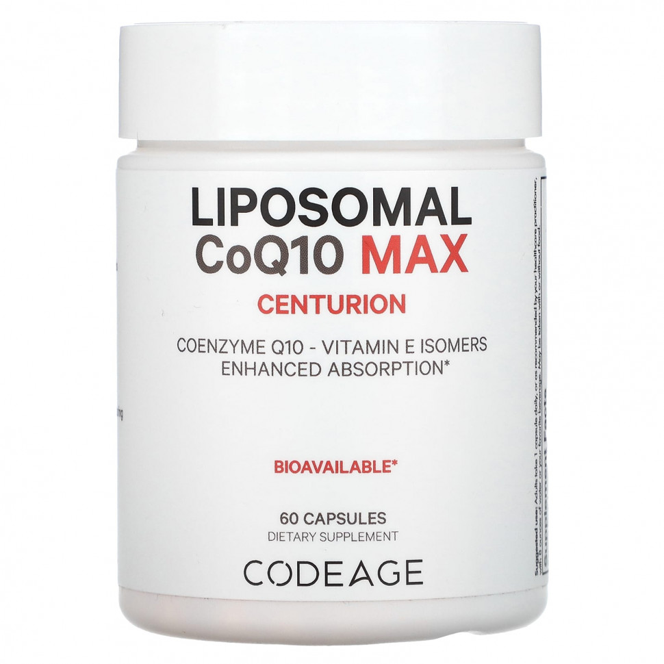 ������ ������ Codeage, Liposomal CoQ10 Max, ���������, 60 ������  IHerb (������) ����