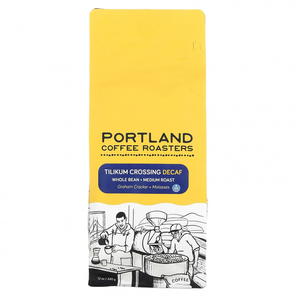 ������ ������ Portland Coffee Roasters, Tilikum Crossing Decaf, ������� ����, ������� �������, 340 � (12 �����)  IHerb (������) ����